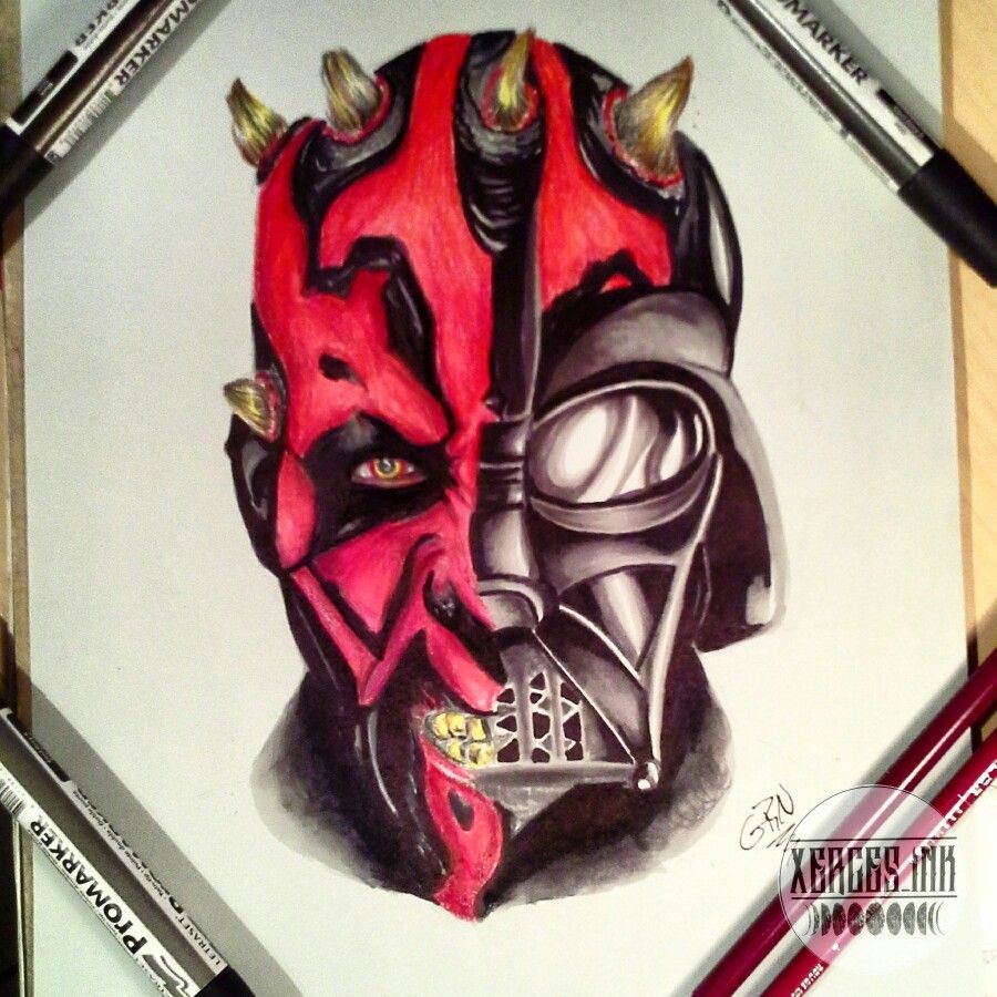 900x900 Darth Maul Drawing Realistic Drawing Skill - Darth Maul Drawing