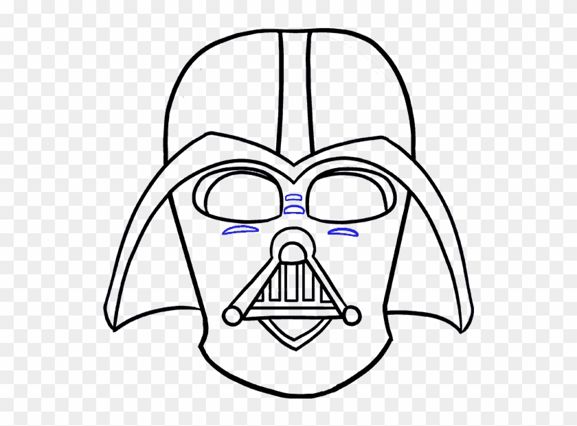 840x621 How To Draw Dart Vader - Darth Vader Cartoon Drawing
