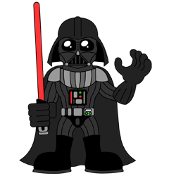 250x250 How To Draw Darth Vader From Star Wars - Darth Vader Cartoon Drawing