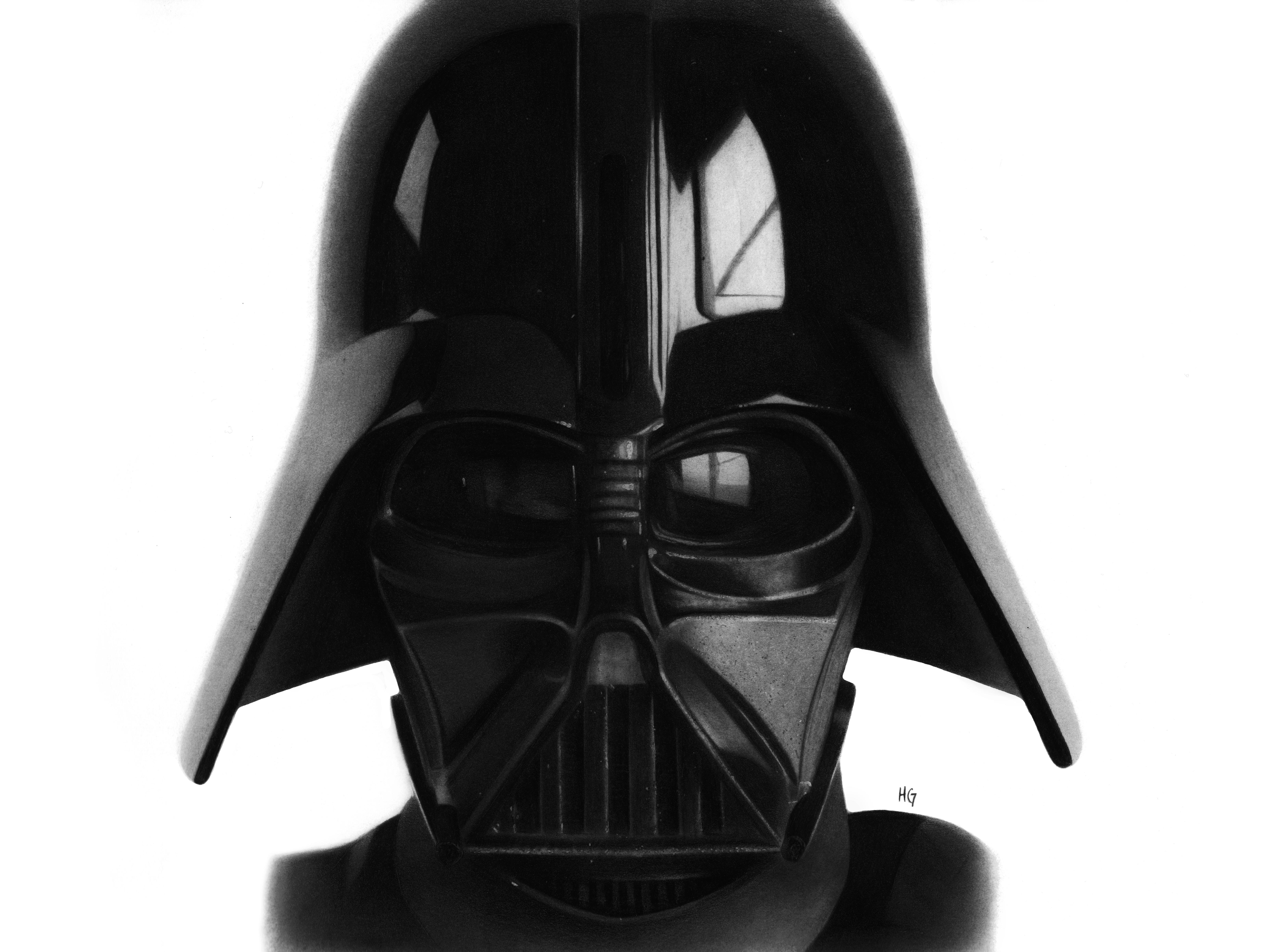 6476x4835 Realistic Darth Vader Drawing Took Me About Hours To Complete - Darth Vader Drawing