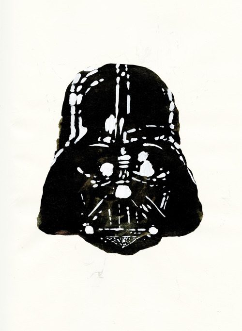 500x682 Illustration Star Wars Darth Vader Artists On Tumblr Graham - Darth Vader Drawing Tumblr