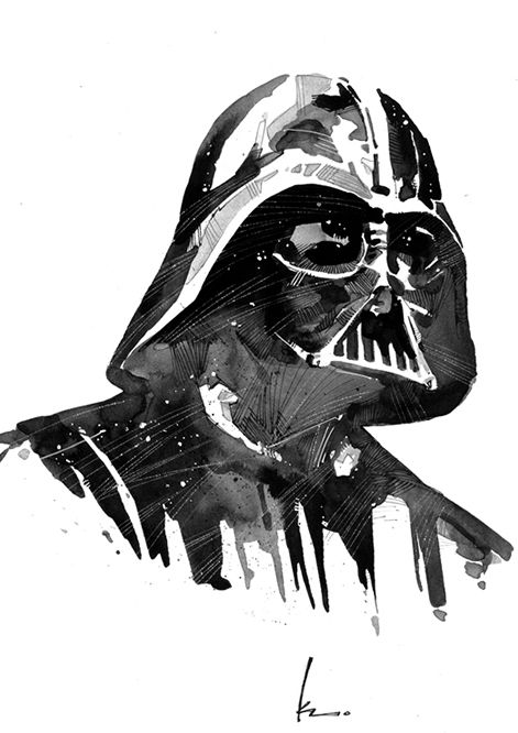 471x666 La Cantina De Mos Eisley Museo Star Wars Darth - Darth Vader Drawing Tumblr