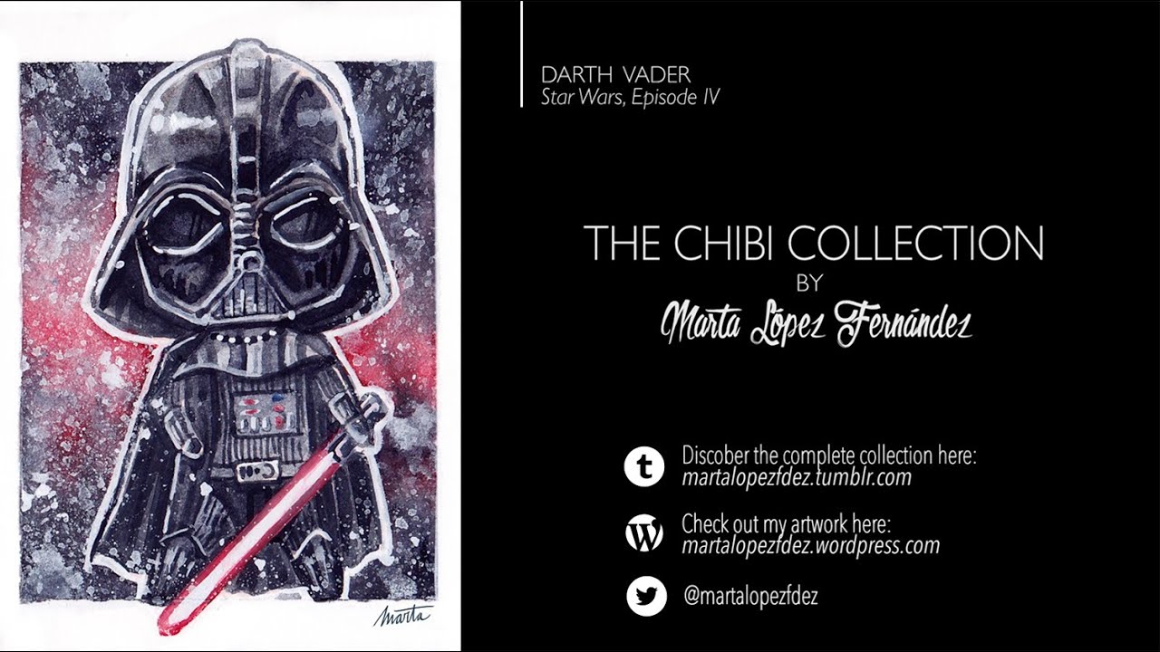 1280x720 Star Wars Darth Vader Chibi - Darth Vader Drawing Tumblr