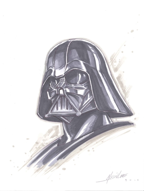 500x662 Those Who Wander Are Not Lost, Darth Vader - Darth Vader Drawing Tumblr