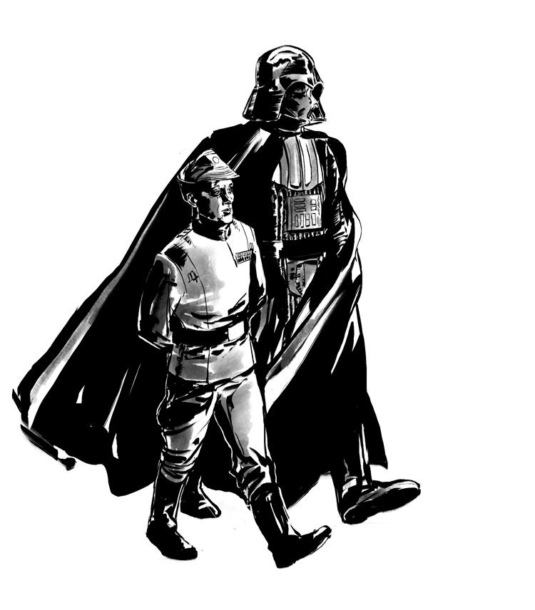 750x856 Adrian Theuma On Twitter - Darth Vader Drawing Tumblr