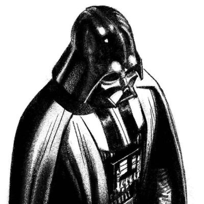 400x400 Portrait Of Darth Vader Tumblr - Darth Vader Drawing Tumblr