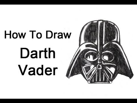480x360 How To Draw Darth Vader - Darth Vader Face Drawing