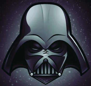 350x328 How To Draw Darth Vader Easy, Step - Darth Vader Face Drawing