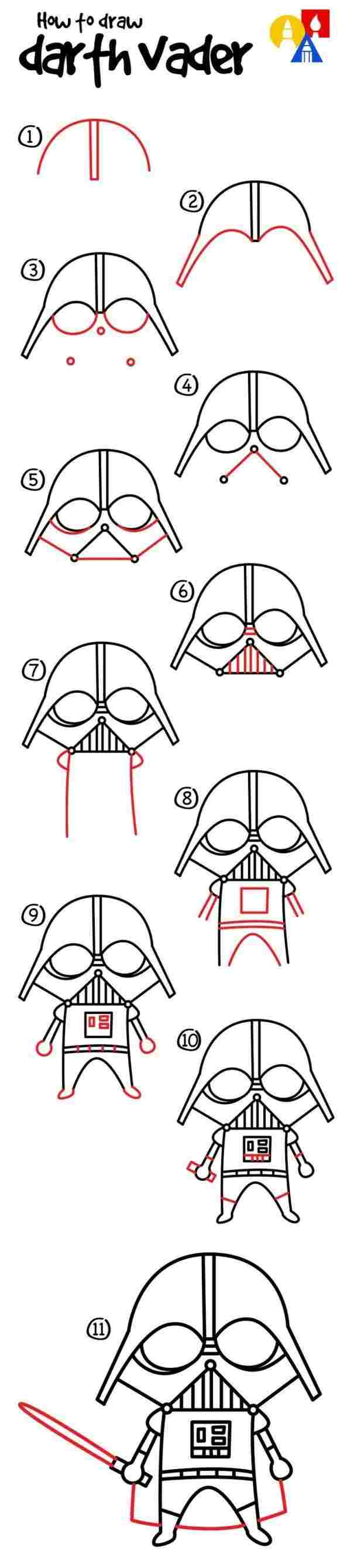 581x2680 Darth Vader Face Drawing - Darth Vader Face Drawing