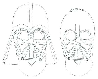 400x322 Darth Vader Coloring Pictures Coloring Pages To Print Coloring - Darth Vader Face Drawing