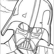 220x220 Darth Vader Mask Coloring Pages - Darth Vader Helmet Drawing