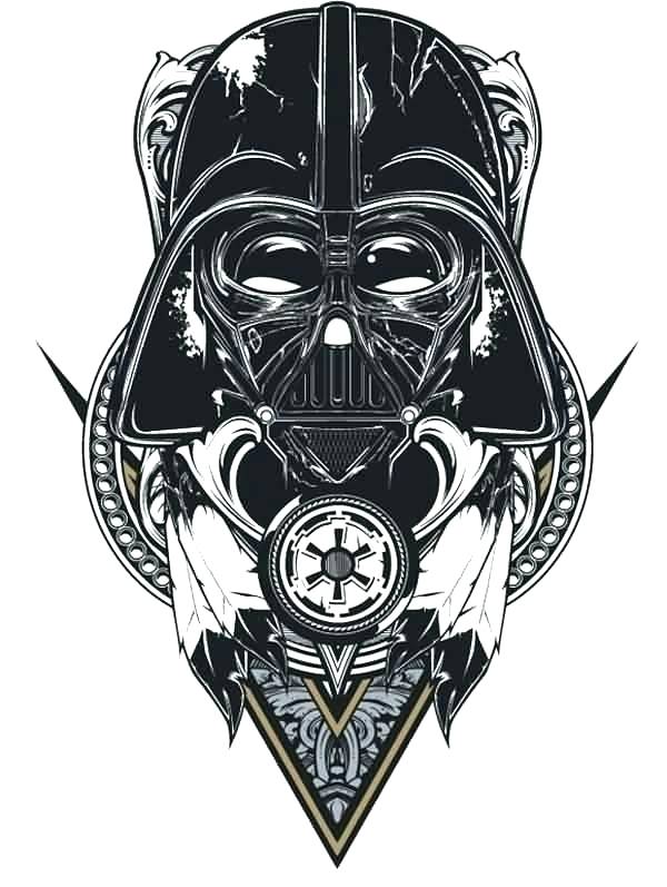 Darth Vader Helmet Drawing at PaintingValley.com | Explore collection ...