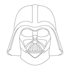 290x290 Resultado De Imagen Para Darth Vader Mask Draw Boti Mask - Darth Vader Helmet Drawing