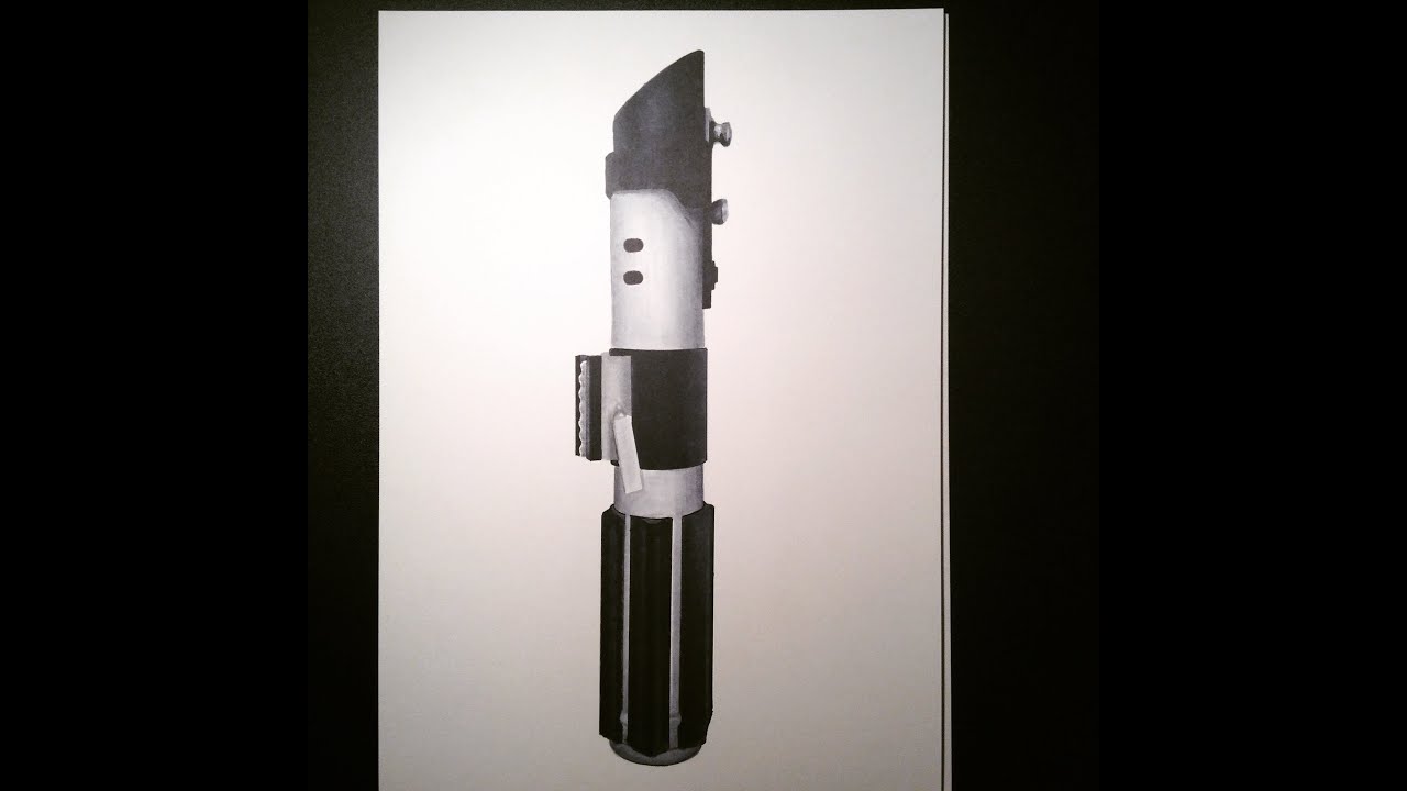 1280x720 Drawing Darth Vader's Lightsaber - Darth Vader Lightsaber Drawing