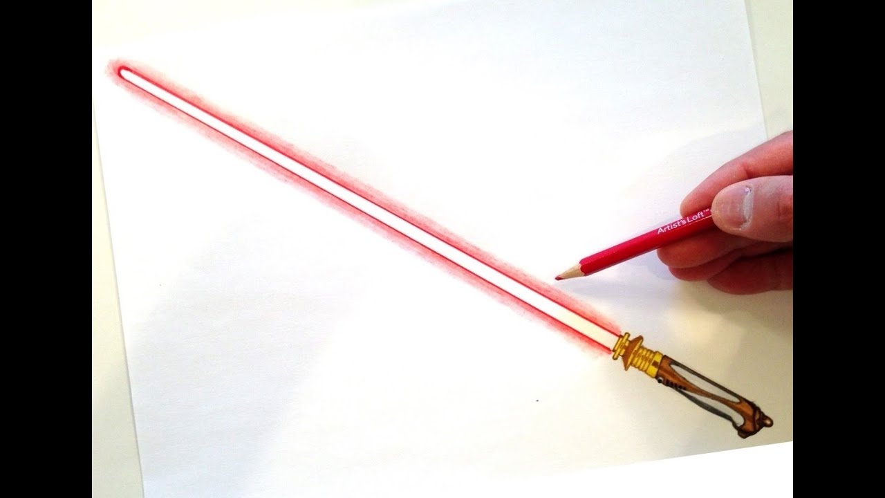 1280x720 How To Draw Darth Sidious Lightsaber - Darth Vader Lightsaber Drawing