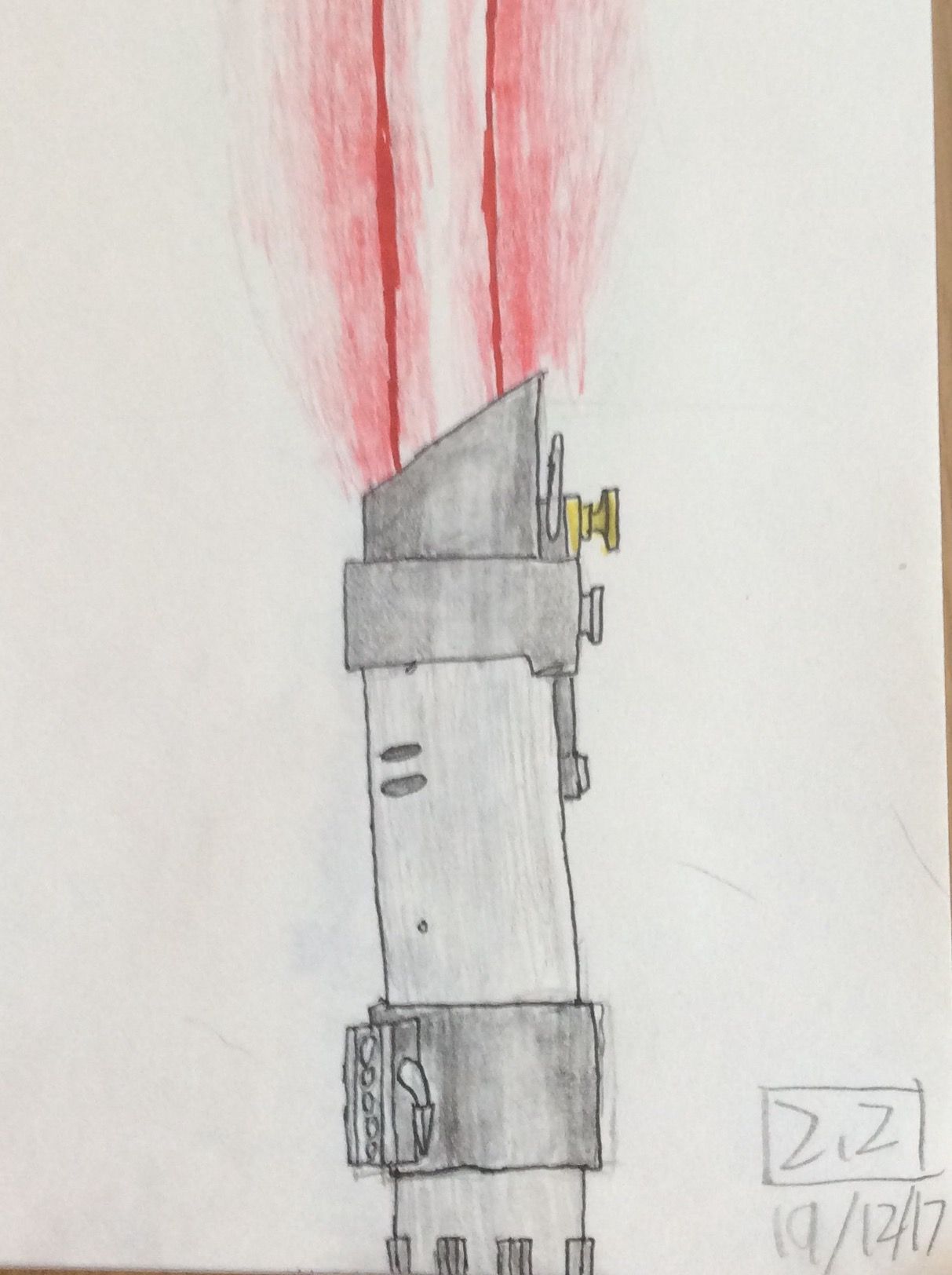 1213x1624 Darth Vader's Lightsaber Drawing - Darth Vader Lightsaber Drawing