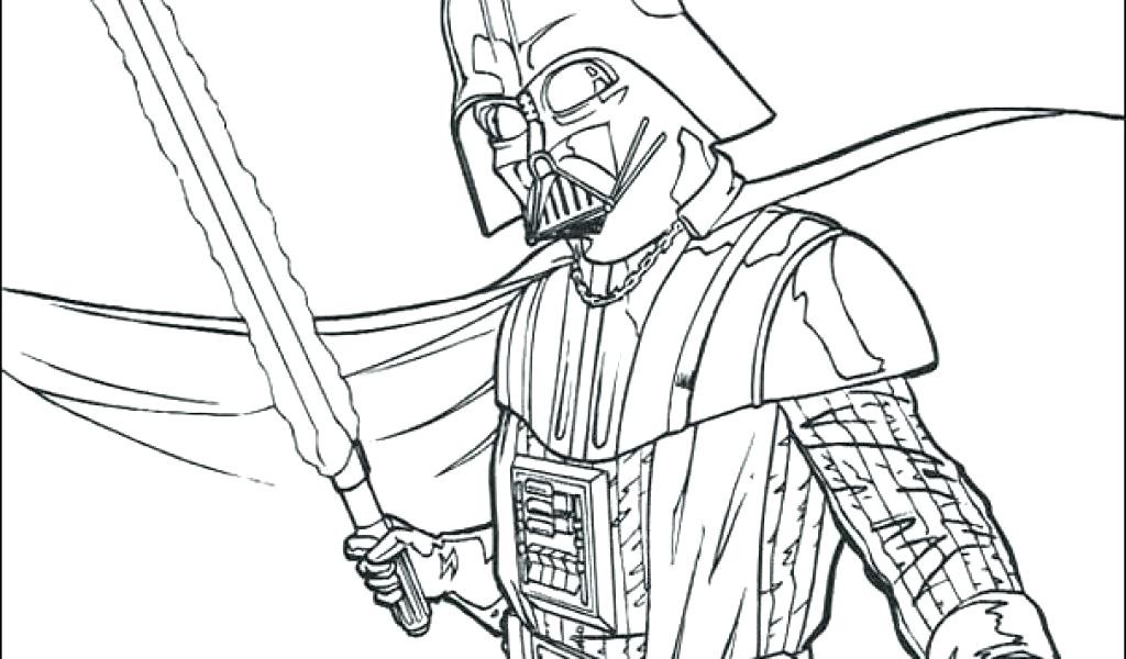 1024x600 Darth Vader Mask Coloring Pages - Darth Vader Mask Drawing