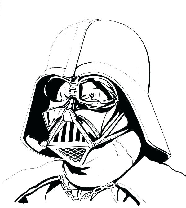 Darth Vader Mask Drawing at PaintingValley.com | Explore collection of ...