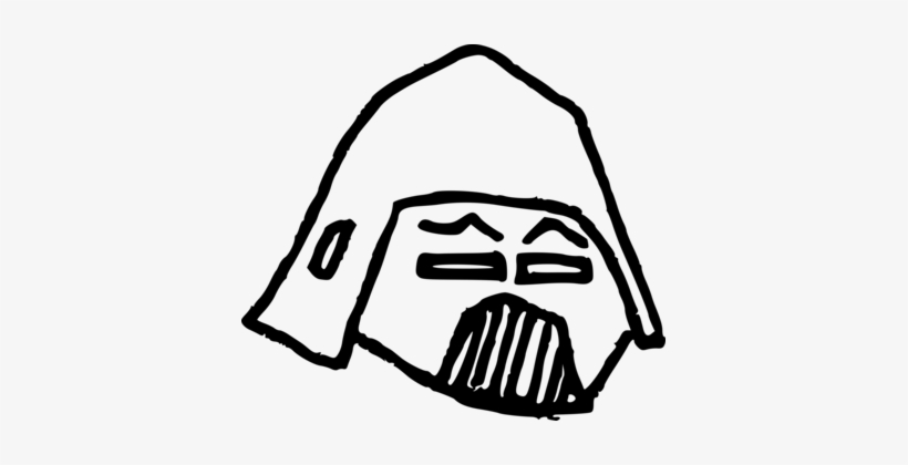 820x420 Anakin Skywalker Palpatine Stormtrooper Drawing Star - Darth Vader Mask Drawing