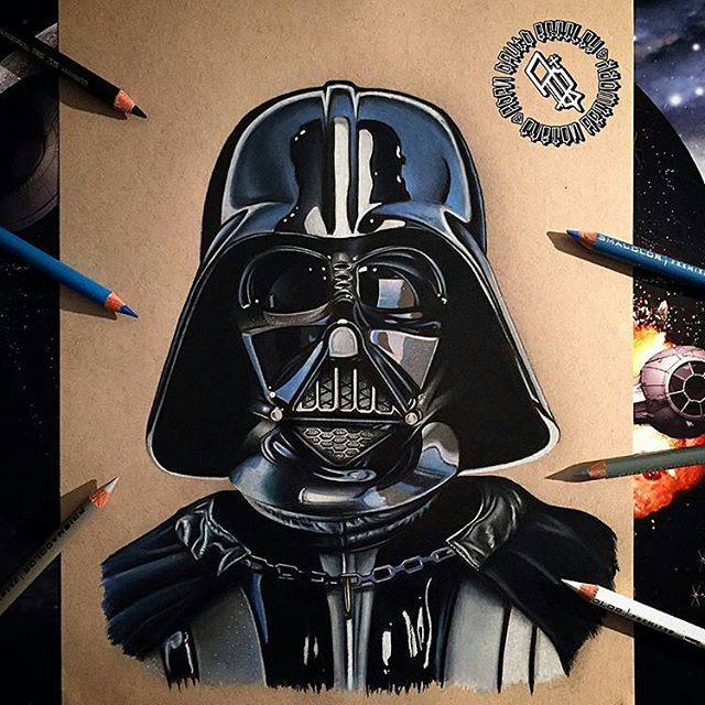 640x640 Darth Vader Pencil Drawing - Darth Vader Pencil Drawing