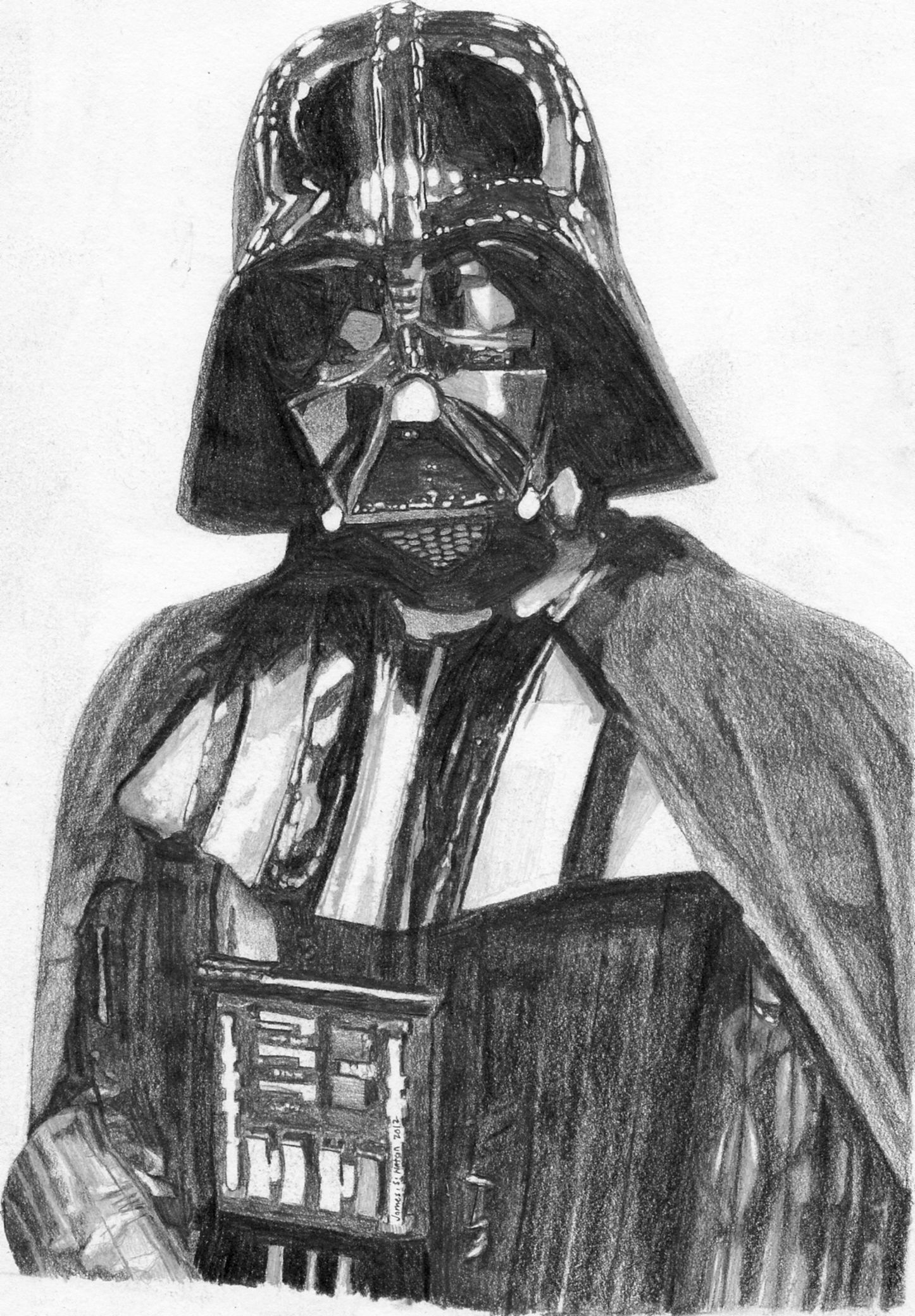 1446x2080 Drawing I Drew Of Darth Vader For A Certain Pinner Wait How - Darth Vader Pencil Drawing