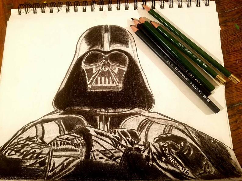 Darth Vader Pencil Drawing At Paintingvalley.com 