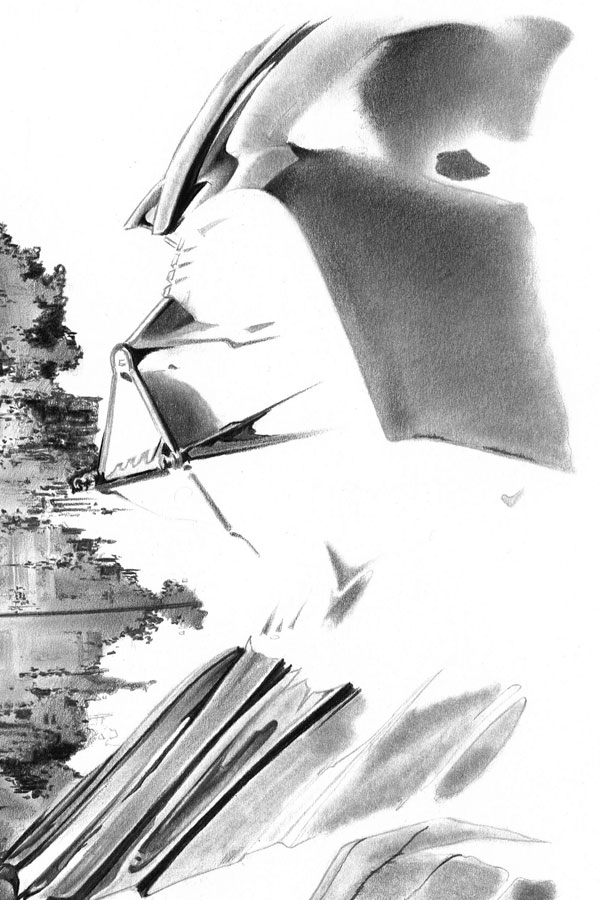 600x900 Create Your Own Star Wars Fan Art With Pencils - Darth Vader Pencil Drawing