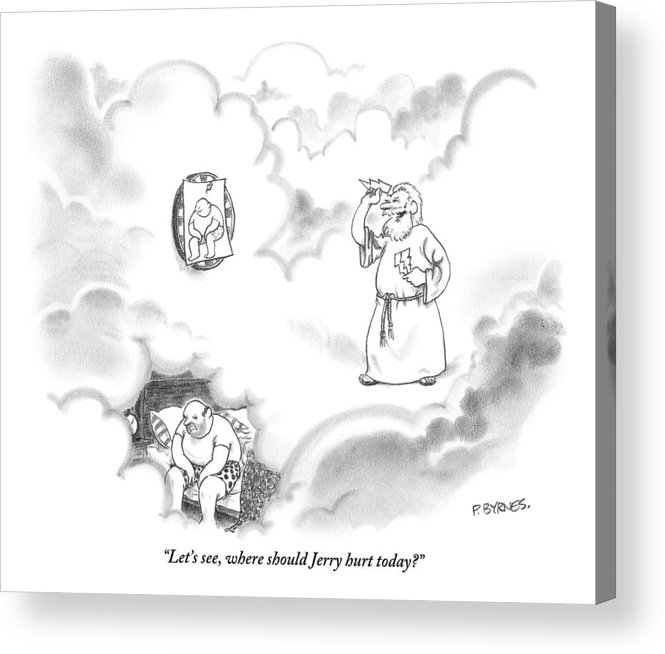 665x654 zeus plays darts acrylic print - Darts Drawing