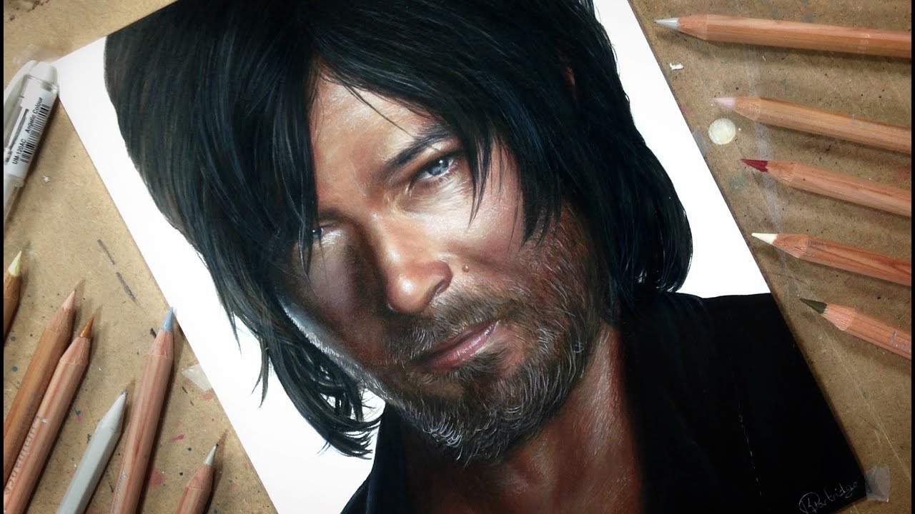 1280x720 drawing daryl dixon - Daryl Dixon Drawing