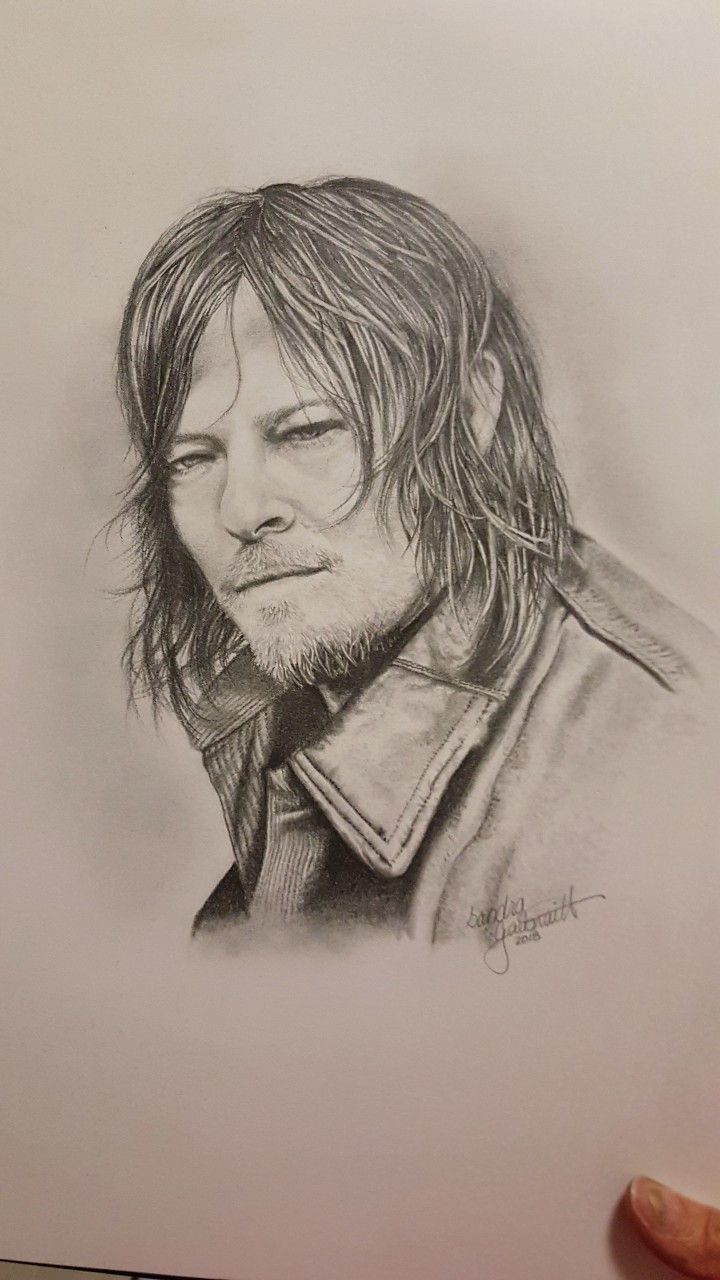 720x1280 my daryl dixon drawing size drawing in walking dead - Daryl Dixon Drawing