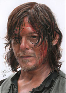 212x300 realistic drawing of daryl dixon from the walking dead - Daryl Dixon Drawing