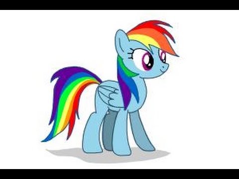 480x360 How To Draw Rainbow Dash From My Little Pony Friendship Is Magic - Dash Drawing