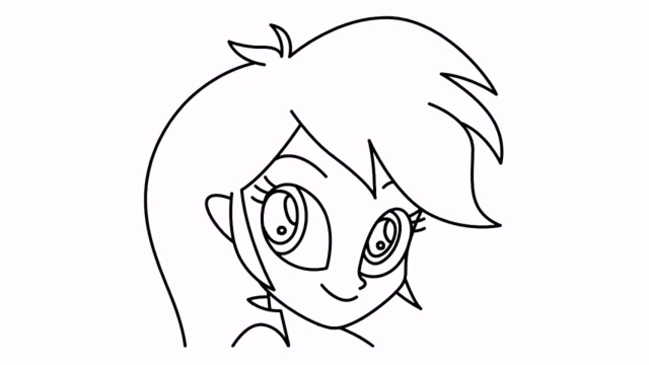1280x720 How To Draw Equestria Girls Rainbow Dash My Little Pony Step - Dash Drawing