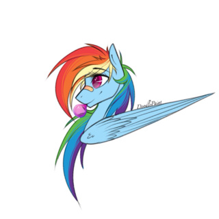 320x320 Quick Rainbow Dash Drawing - Dash Drawing