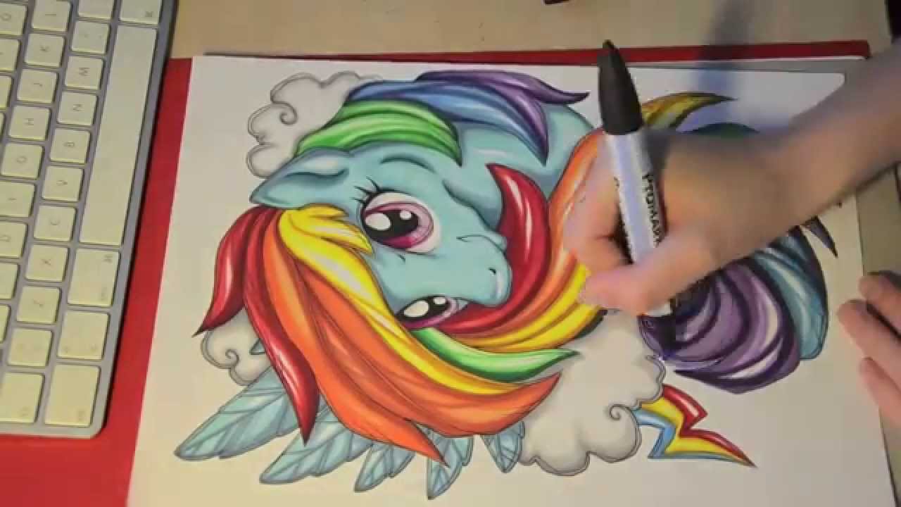 1280x720 Speed Drawing Mlp - Dash Drawing