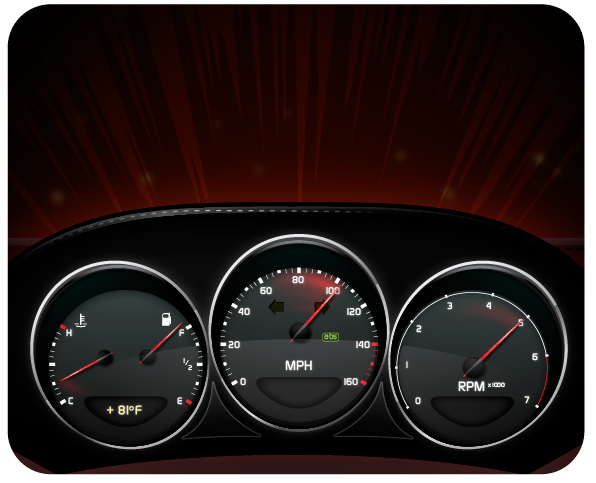 596x483 Create A Stylish Sports Car Dashboard With Areas Of Detailed Realism - Dashboard Drawing