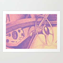 264x264 Dashboard Art Prints - Dashboard Drawing