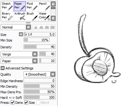 397x342 Sai N Photoshop Sai Brushes, Paint Tool - Dashboard Drawing