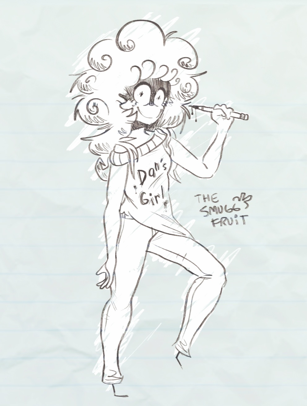 992x1311 drawing of sketchy i made after getting caught up with doodle date - Date Drawing