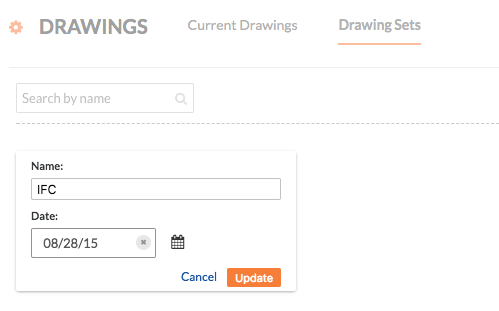 499x311 edit a drawing set name and date - Date Drawing