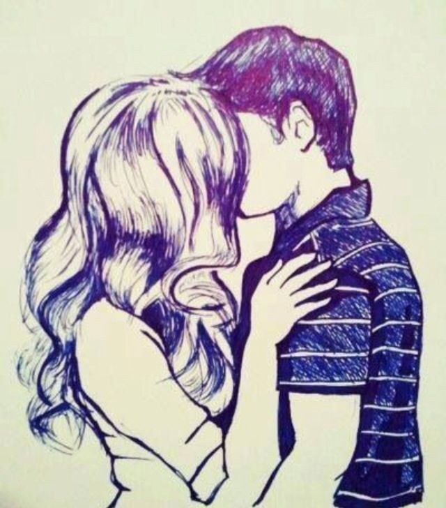 640x728 my boyfriend and i looked exactly like this when we started dating - Dating Drawing