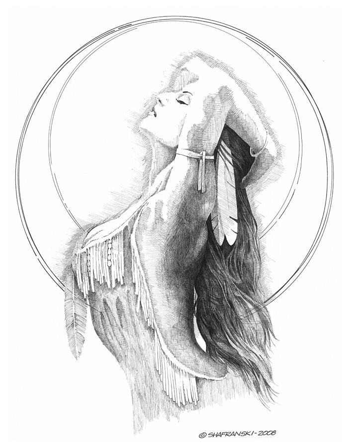 704x900 chief's daughter drawing - Daughter Drawing