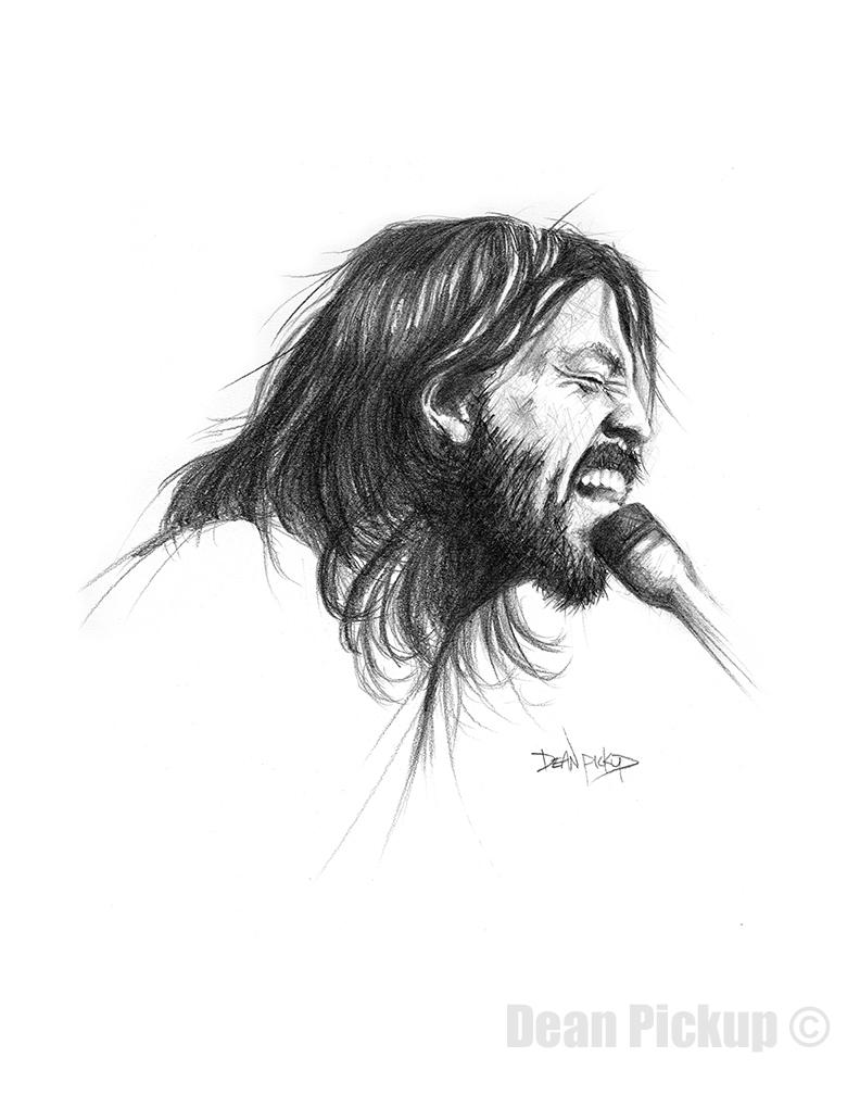 792x1008 dave grohl fine art print - Dave Grohl Drawing