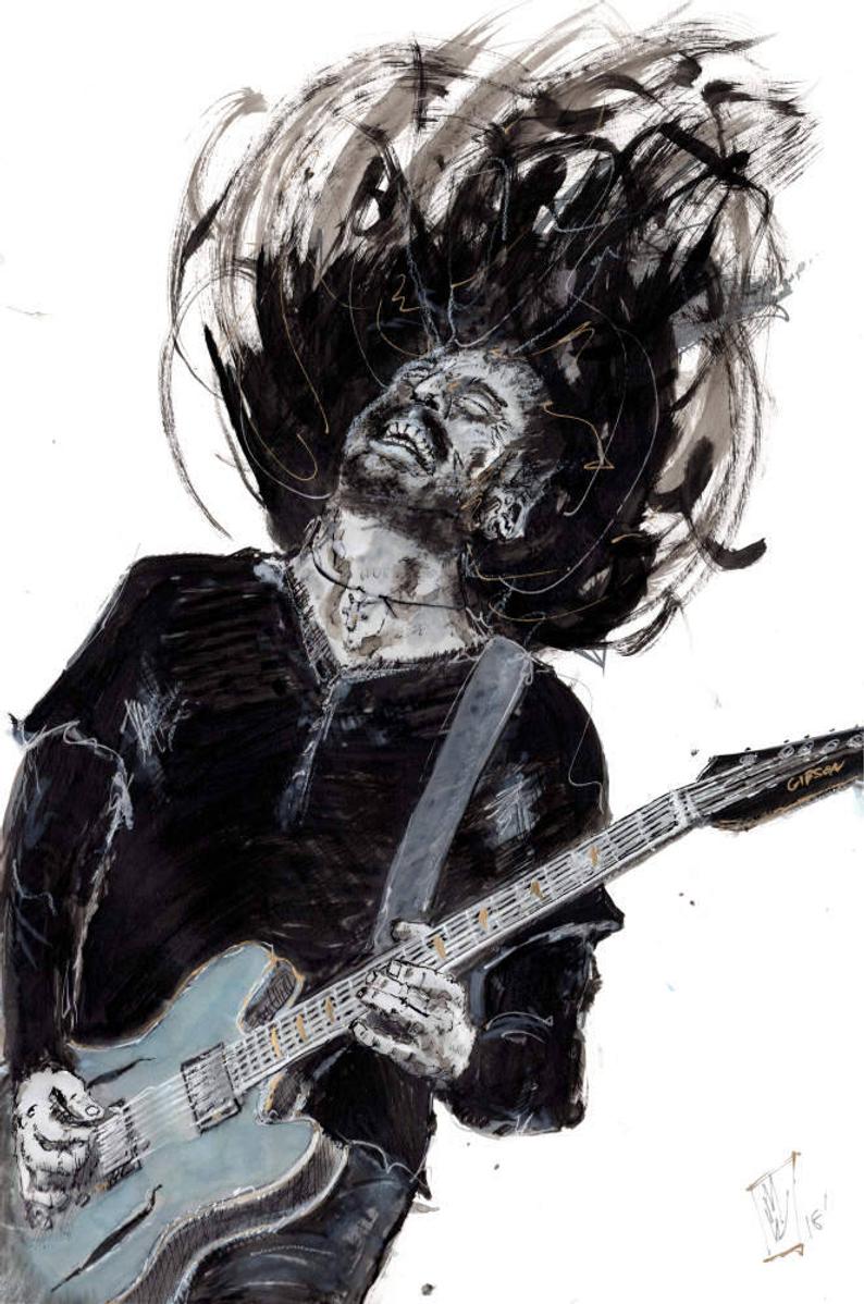 Dave Grohl Drawing at PaintingValley.com | Explore collection of Dave ...