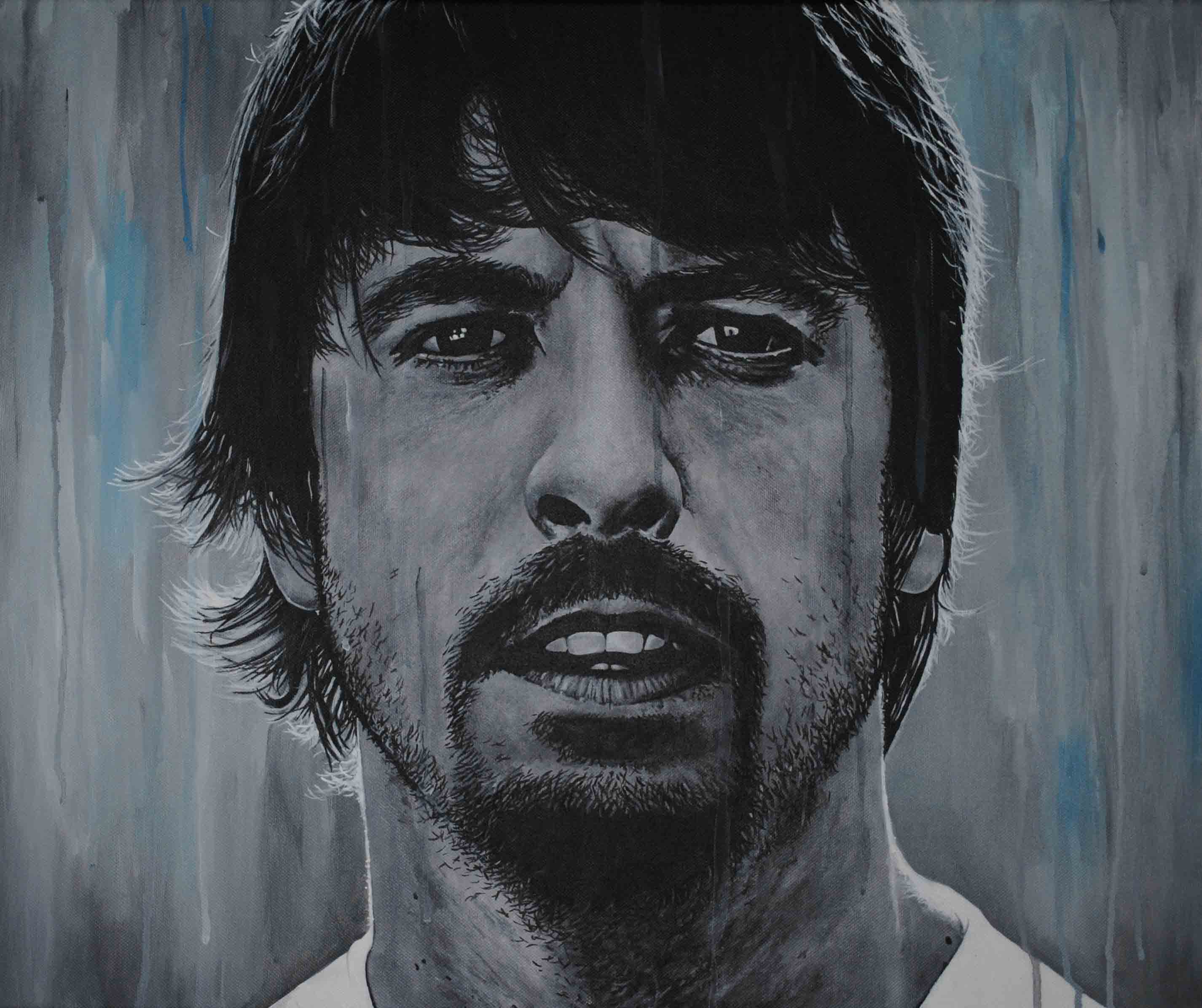 2852x2392 david grohl foo fighters david dunne art - Dave Grohl Drawing