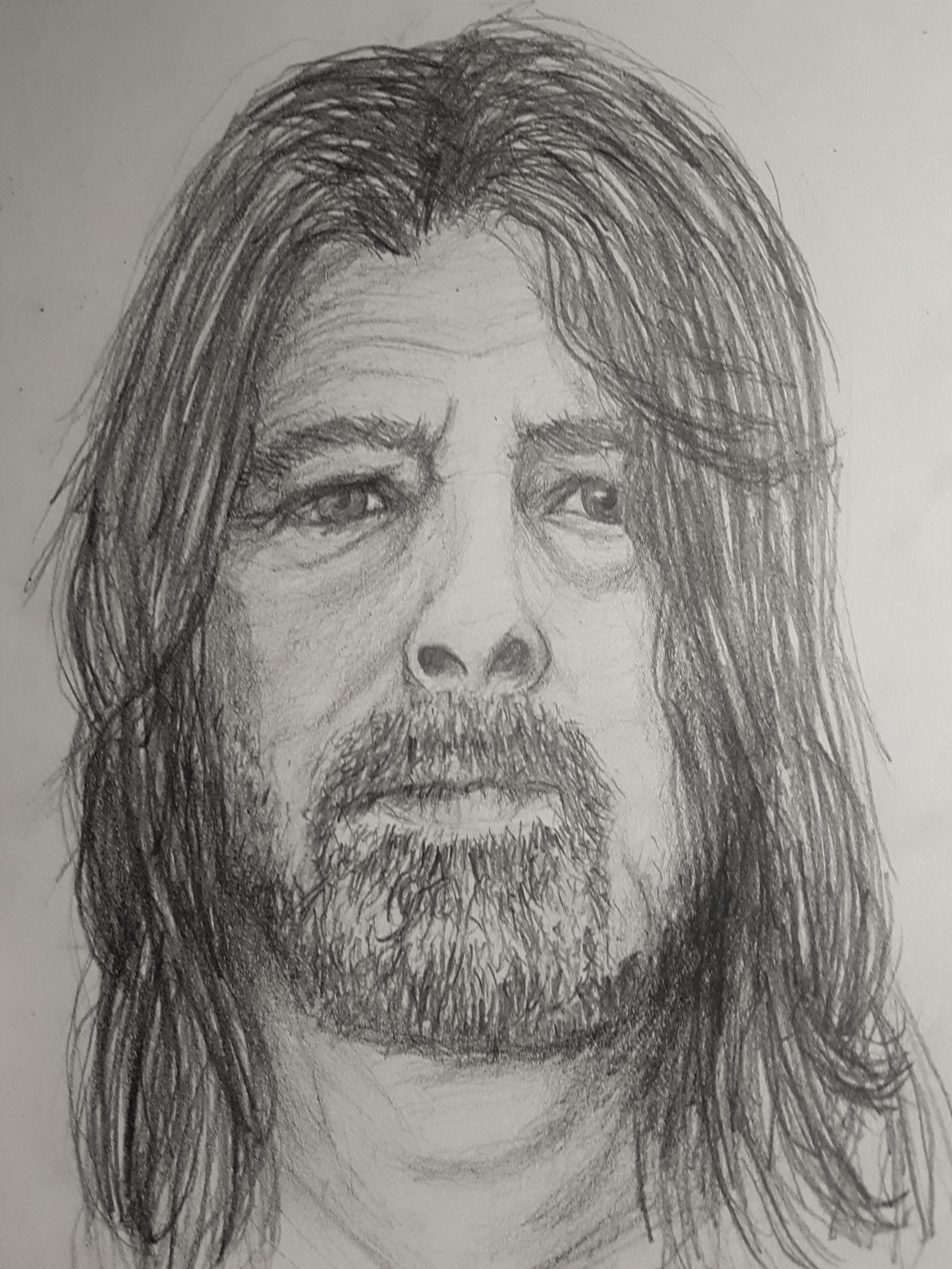 3024x4032 pencil portrait dave grohl, foo fighters drawing - Dave Grohl Drawing