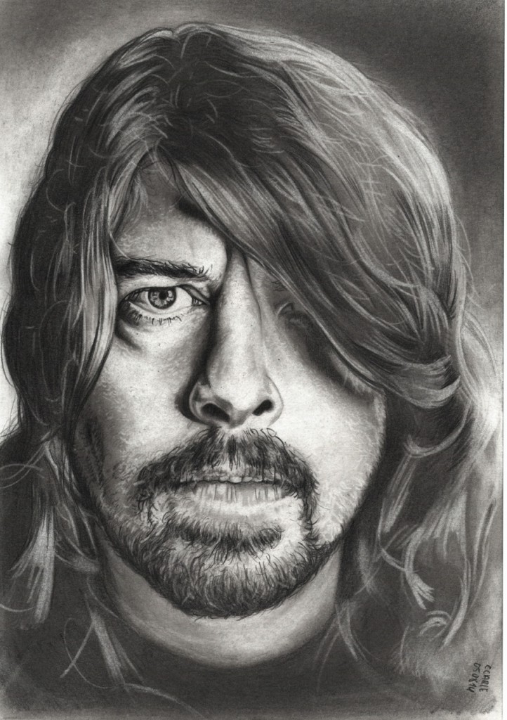 722x1024 dave grohl inkoctober draw - Dave Grohl Drawing