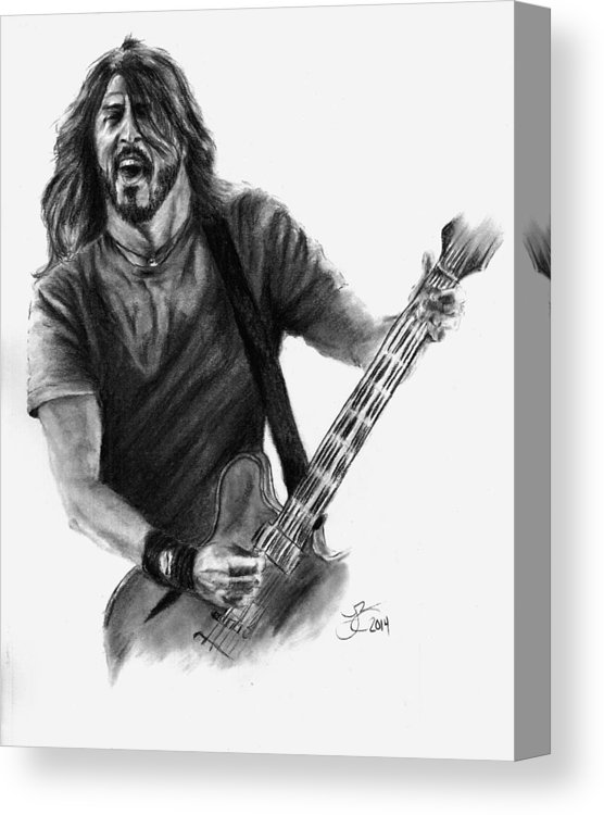 556x750 dave grohl canvas print canvas art - Dave Grohl Drawing