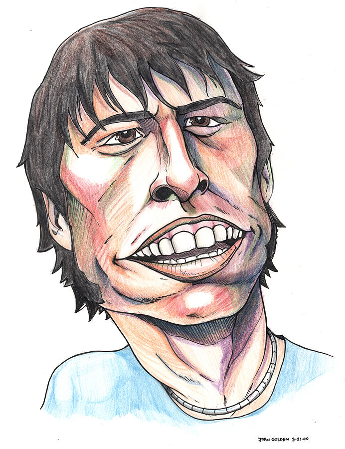 692x900 dave grohl caricature drawing - Dave Grohl Drawing