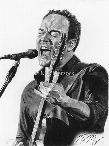 375x500 Limited Edition Print Of Dave Matthews - Dave Matthews Drawings